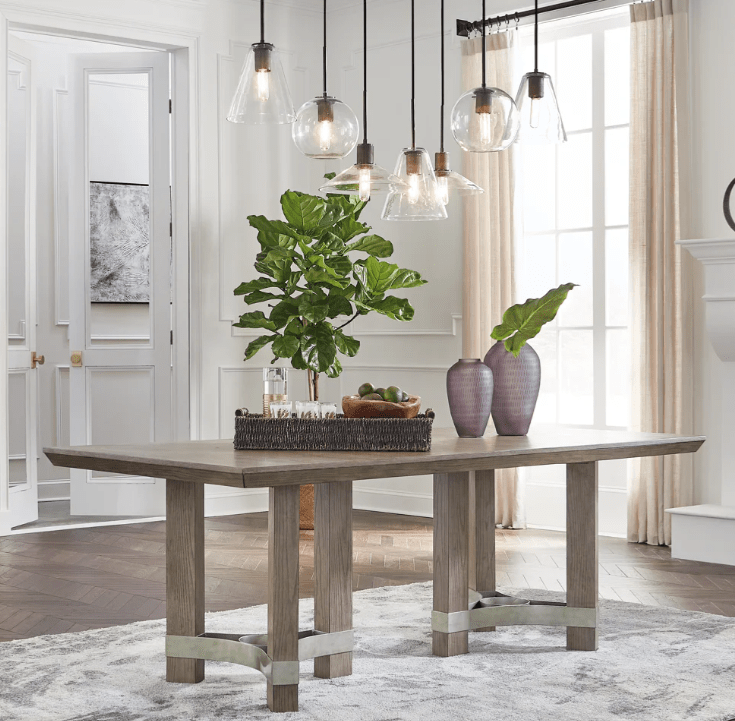 AshleyAshley D983 Chrestner - Rectangular Dining Room Table - Gray