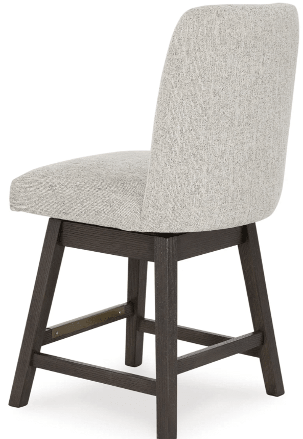 AshleyAshley D984 - 124 Swivel Barstool (Set of 2) - Beige / Dark Brown