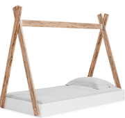 AshleyAshley EB1221 Piperton - Tent Complete Bed in Box - Brown / White