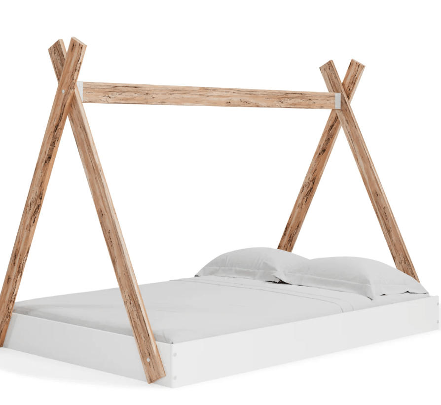 AshleyAshley EB1221 Piperton - Tent Complete Bed in Box - Brown / White