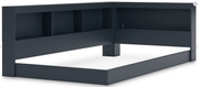 AshleyAshley EB1528 Bookcase Storage Bed - Navy Blue