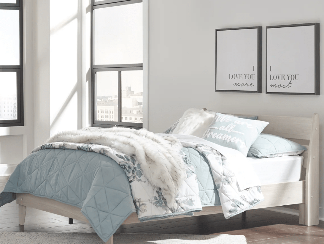 AshleyAshley EB1864 Socalle - Panel Platform Bed - Natural