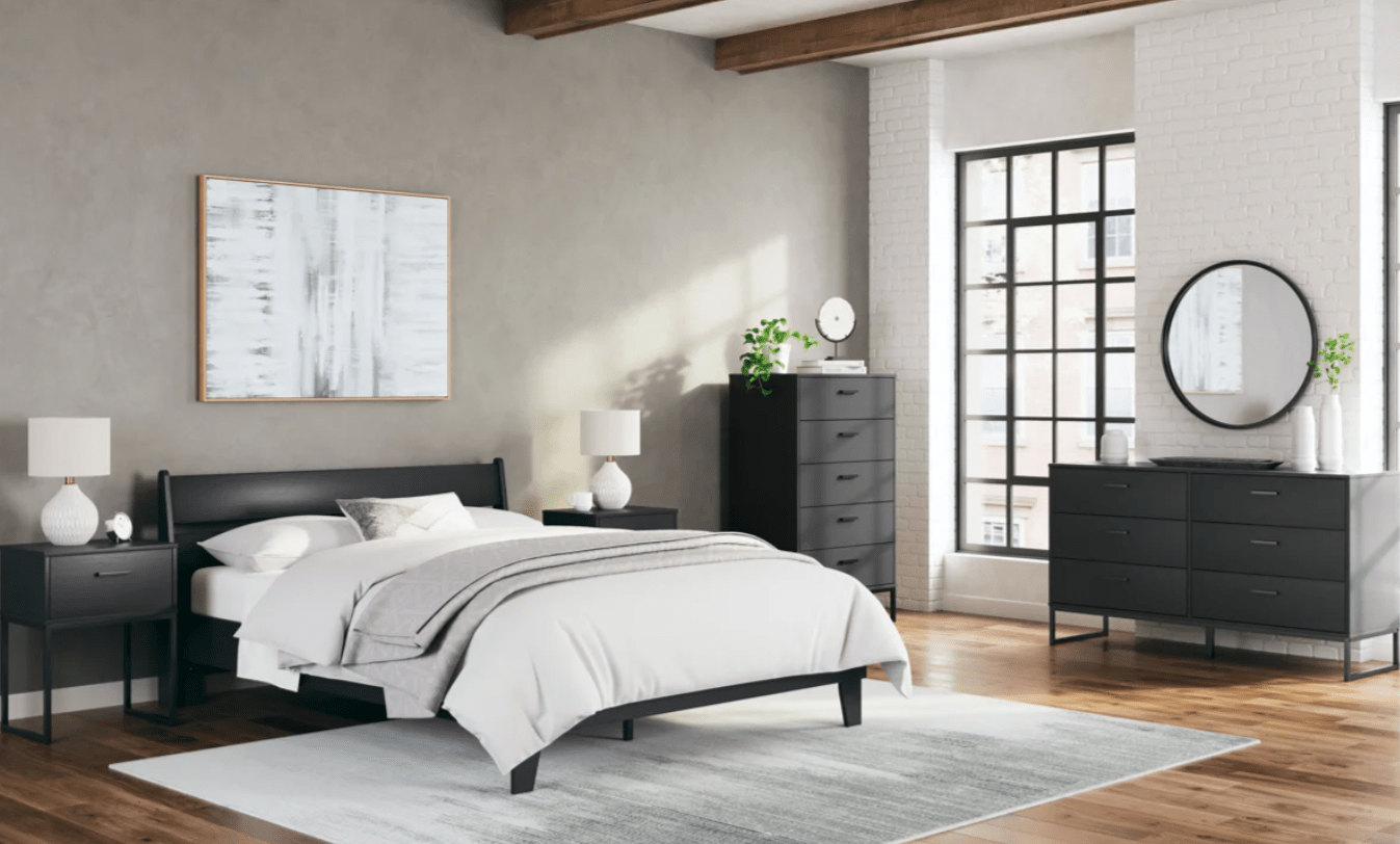 AshleyAshley EB1865 Socalle - Panel Platform Bed - Black