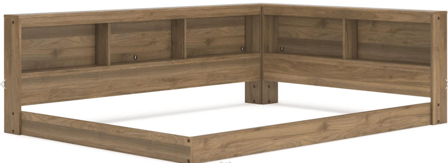 AshleyAshley EB1866 Deanlow - Bookcase Storage Bed - Honey