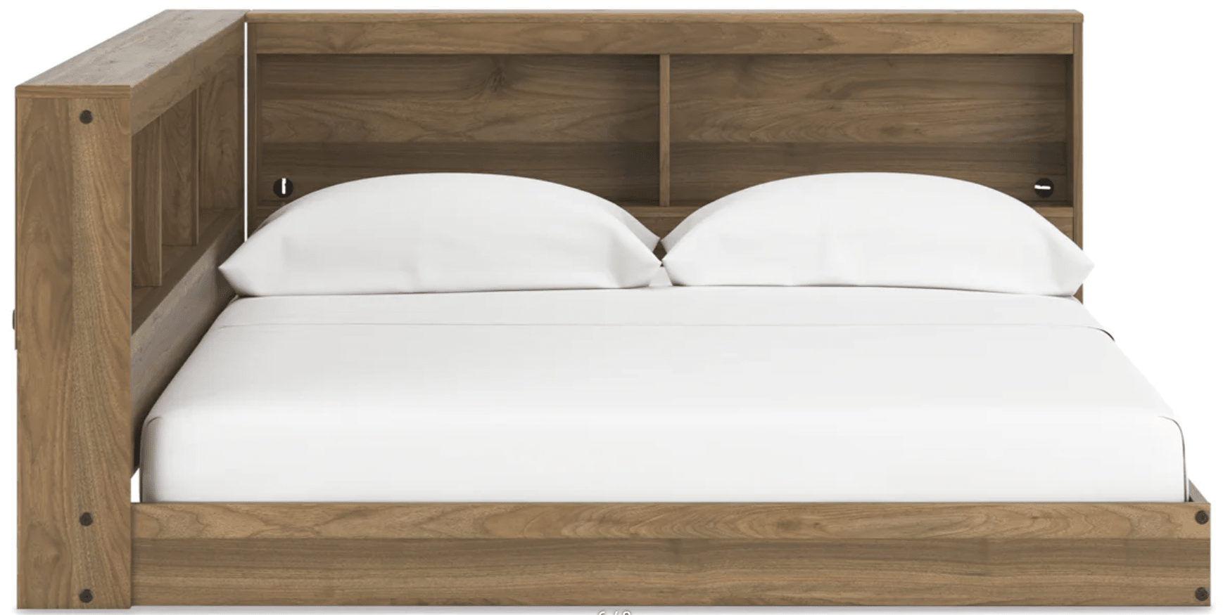 AshleyAshley EB1866 Deanlow - Bookcase Storage Bed - Honey