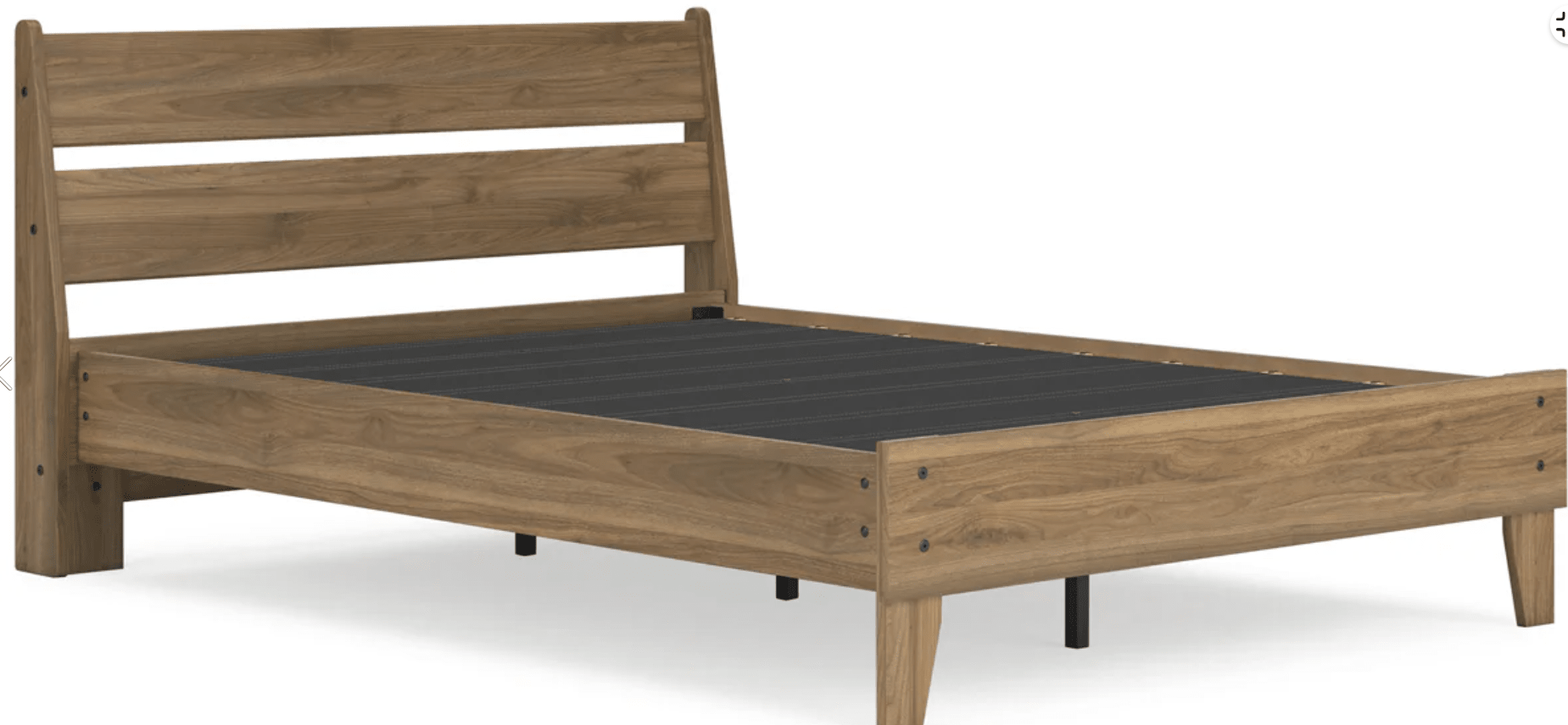AshleyAshley EB1866 Deanlow - Platform Panel Bed - Honey