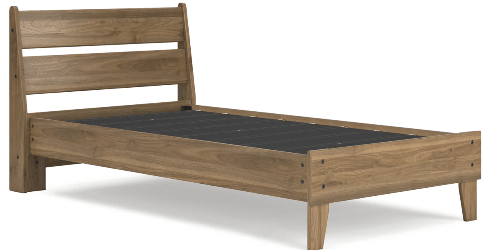 AshleyAshley EB1866 Deanlow - Platform Panel Bed - Honey