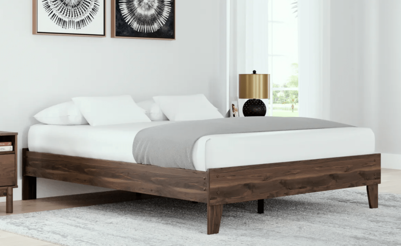 AshleyAshley EB3660 Calverson - Platform Bed - Brown