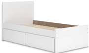 AshleyAshley EB9630 Onita - Platform Bed With 1 Side Storage - White