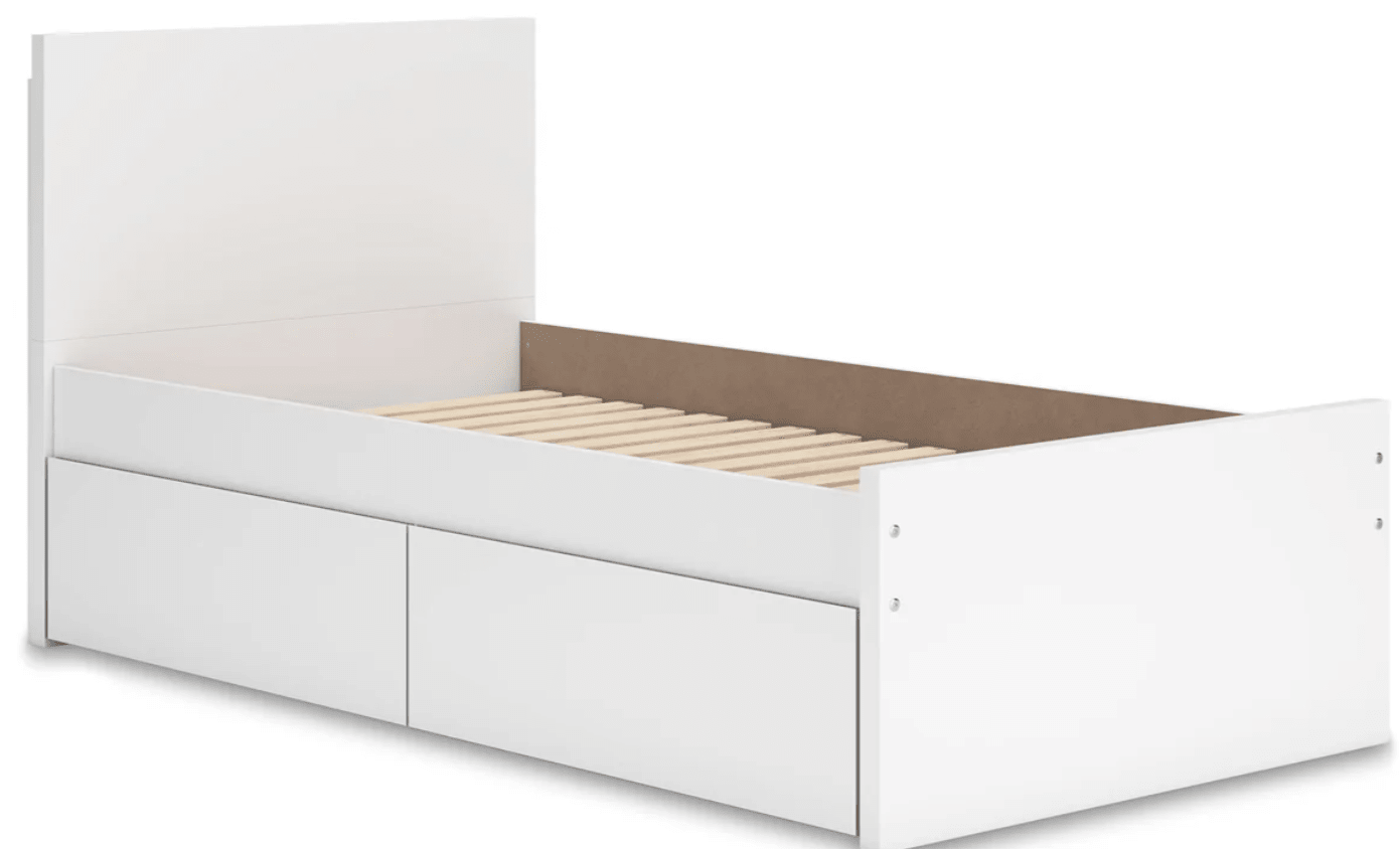AshleyAshley EB9630 Onita - Platform Bed With 1 Side Storage - White