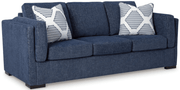 AshleyAshley Evansley - Sofa, Loveseat, Chair And A Half, Ottoman - Navy - 54502