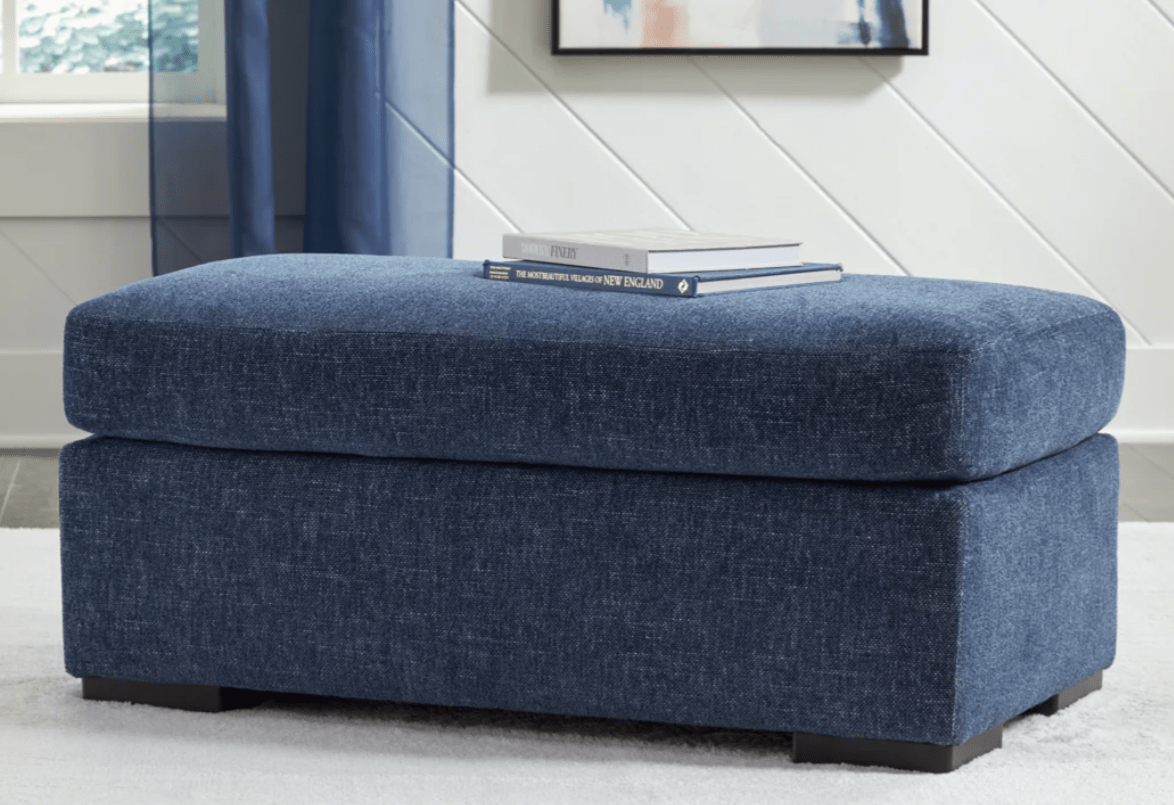 AshleyAshley Evansley - Sofa, Loveseat, Chair And A Half, Ottoman - Navy - 54502