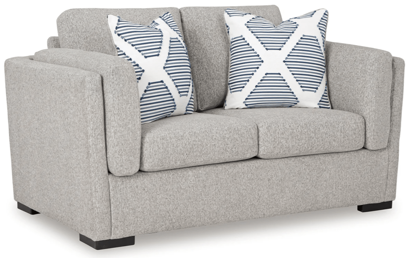 AshleyAshley Evansley - Sofa, Loveseat, Chair And A Half, Ottoman - Pewter - 54503