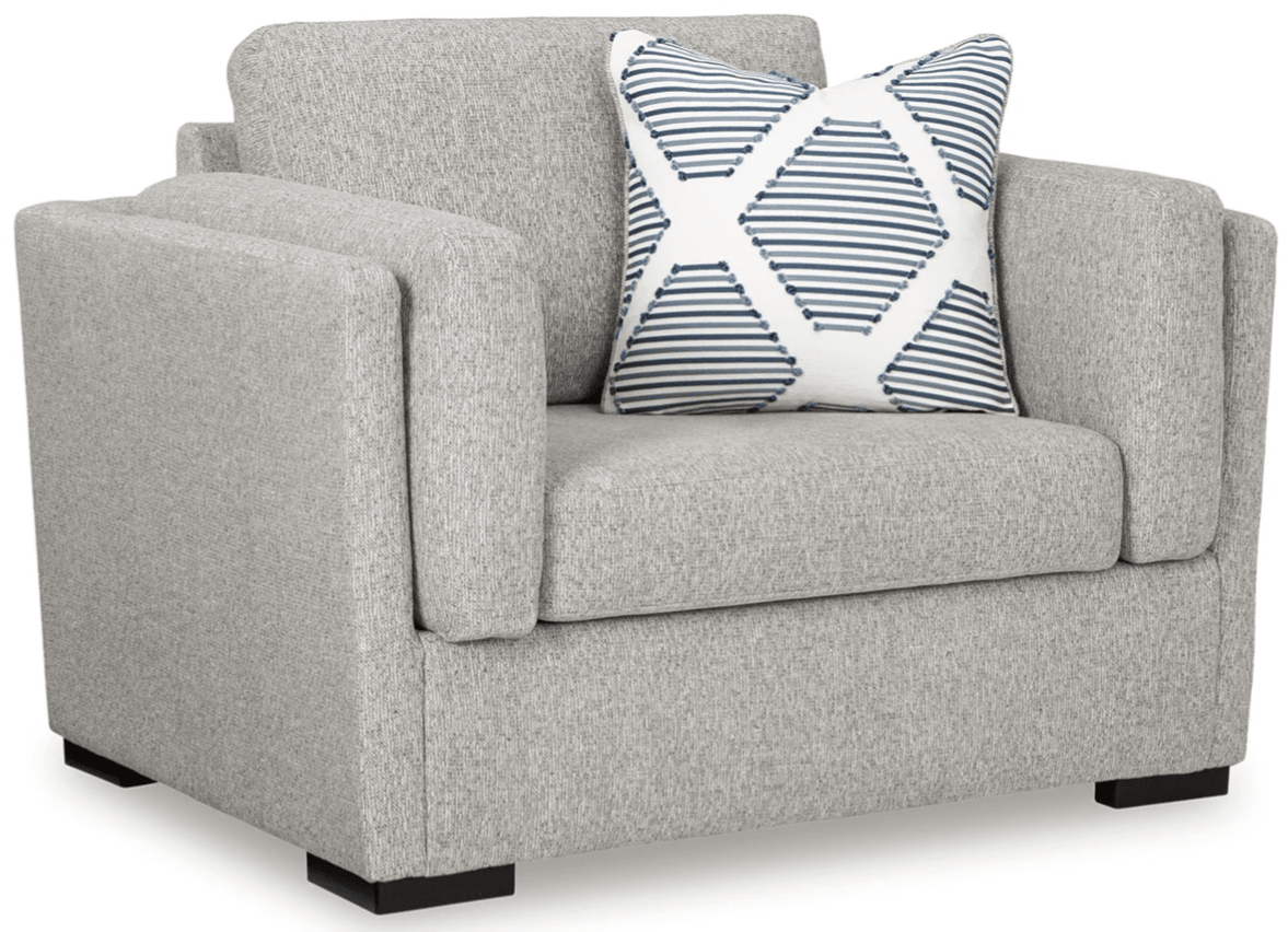 AshleyAshley Evansley - Sofa, Loveseat, Chair And A Half, Ottoman - Pewter - 54503