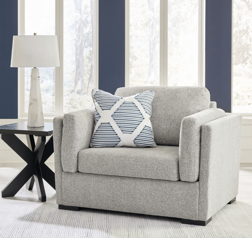 AshleyAshley Evansley - Sofa, Loveseat, Chair And A Half, Ottoman - Pewter - 54503