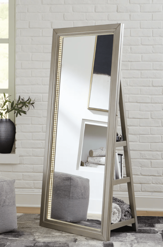 AshleyAshley Evesen - Floor Standing Mirror/Storage A80103