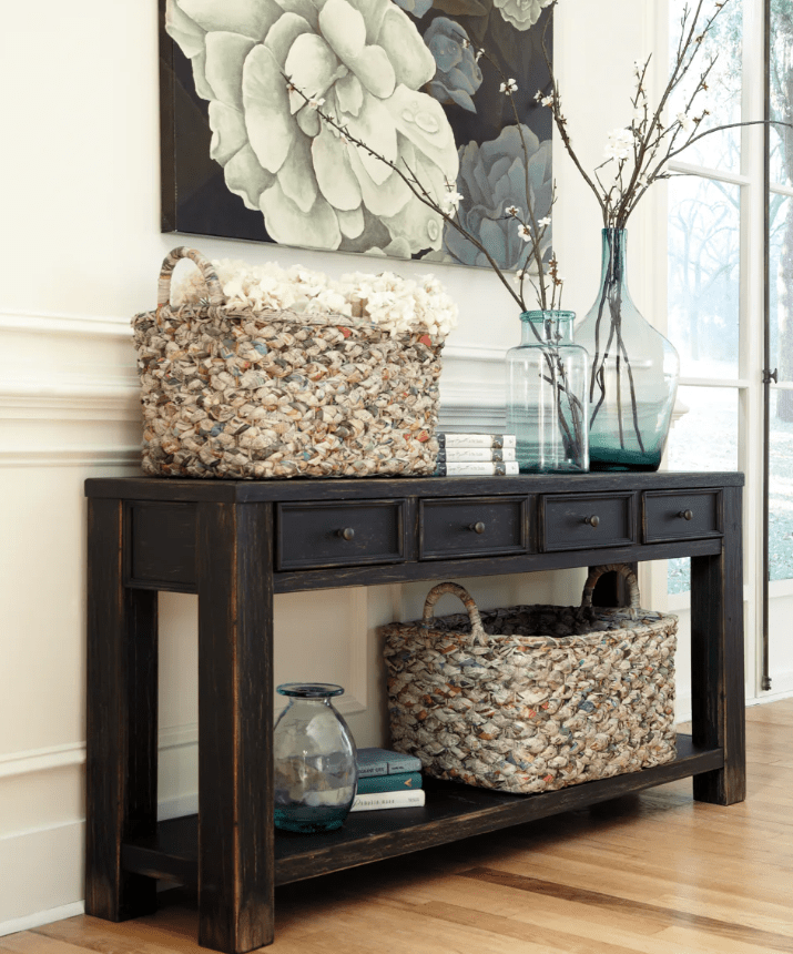 AshleyAshley Gavelston - Sofa Table - Black T732 - 4