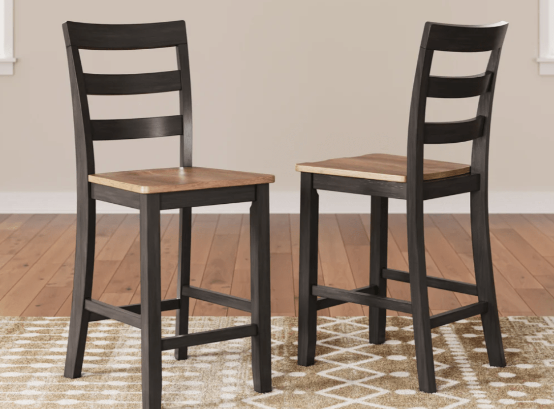 AshleyAshley Gesthaven - Barstool (Set of 2) - D399 - 124/D396 - 124/D401 - 124/D398 - 124