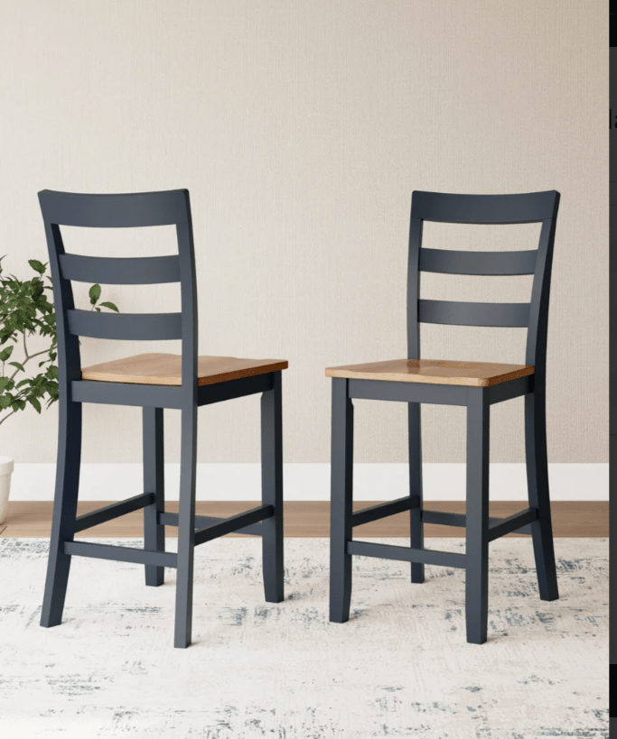 AshleyAshley Gesthaven - Barstool (Set of 2) - D399 - 124/D396 - 124/D401 - 124/D398 - 124