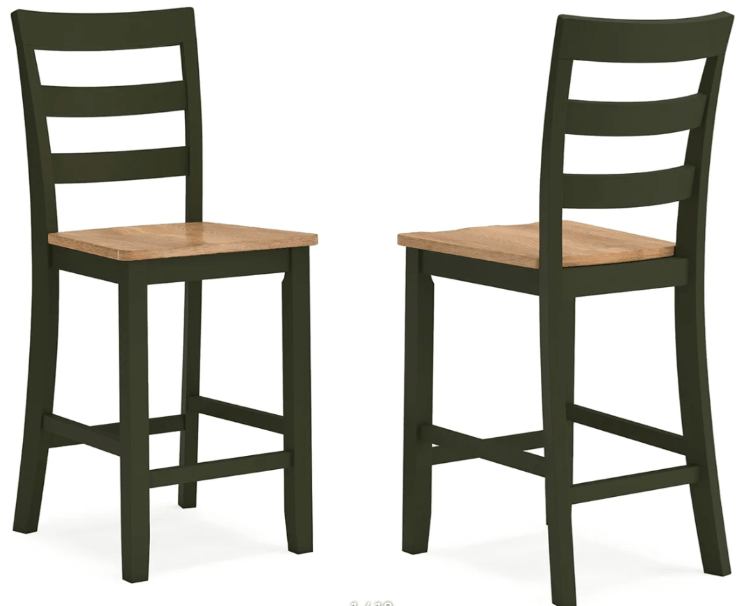 AshleyAshley Gesthaven - Barstool (Set of 2) - D399 - 124/D396 - 124/D401 - 124/D398 - 124