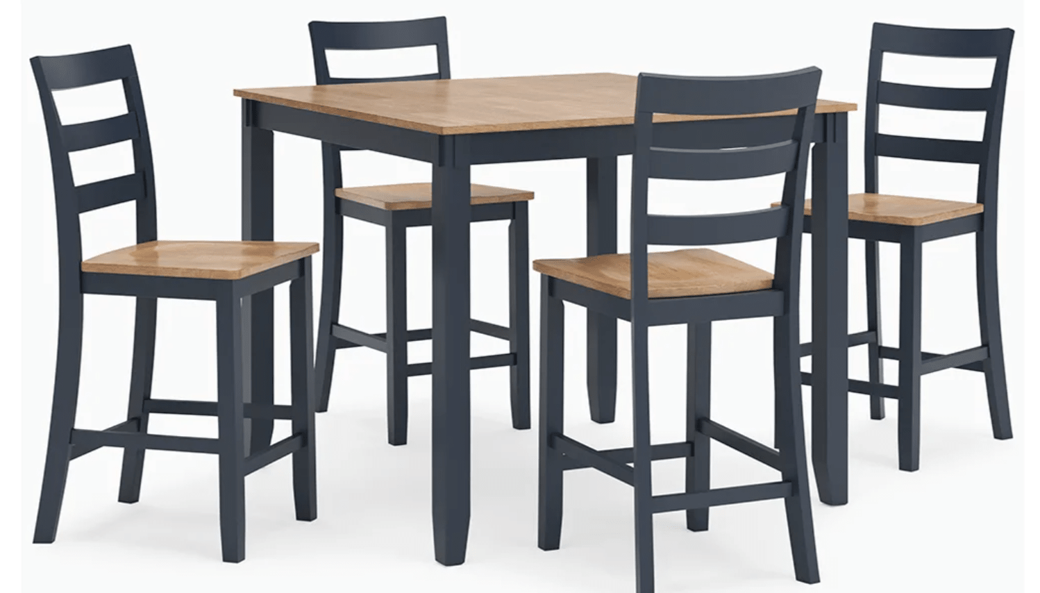 AshleyAshley Gesthaven - Dining Room Counter Table Set (Set of 5) - D399/D396/D401/D398
