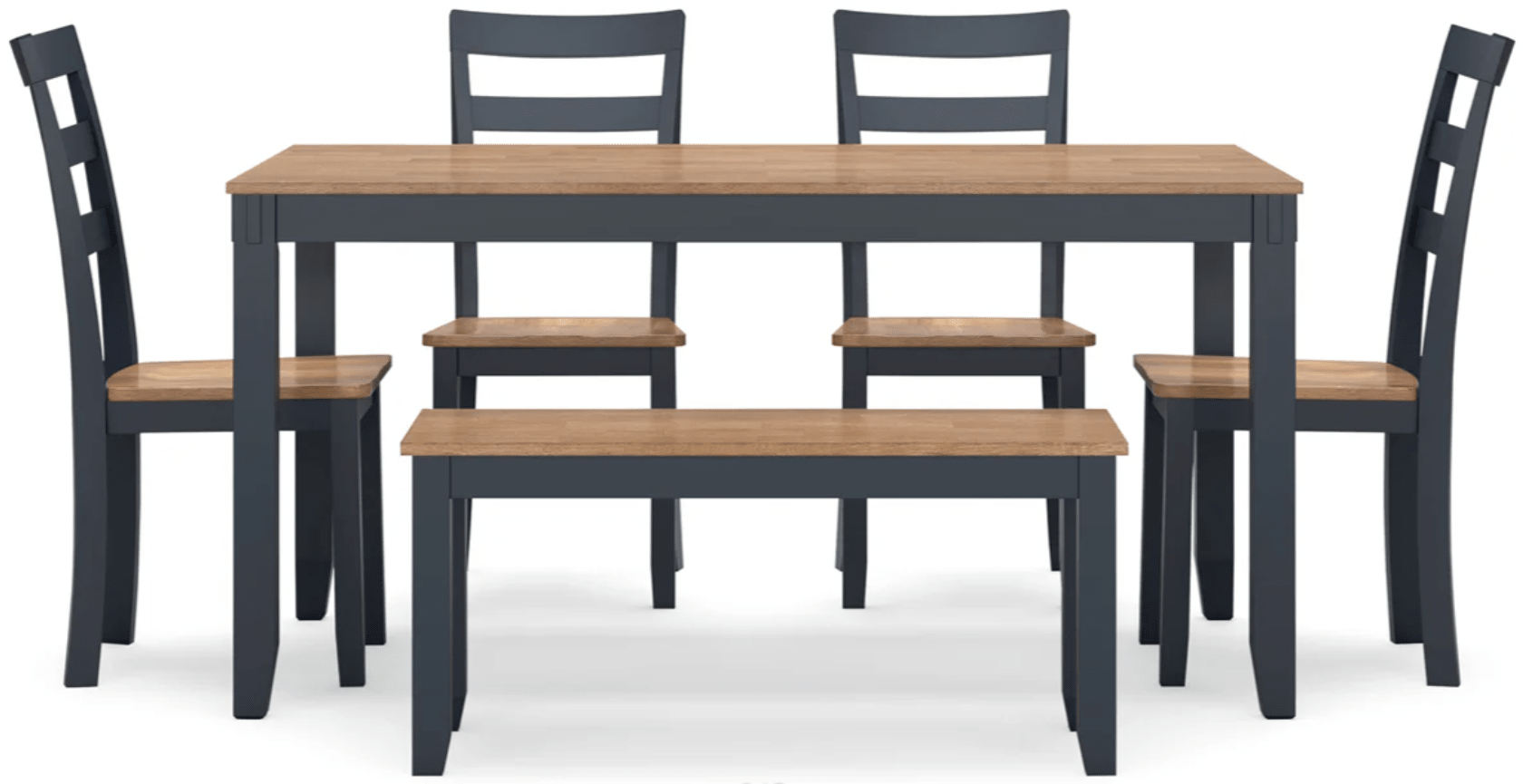 AshleyAshley Gesthaven - Dining Room Table Set (Set of 6) - D399 - 325/D396 - 325/D401 - 325/D398 - 325