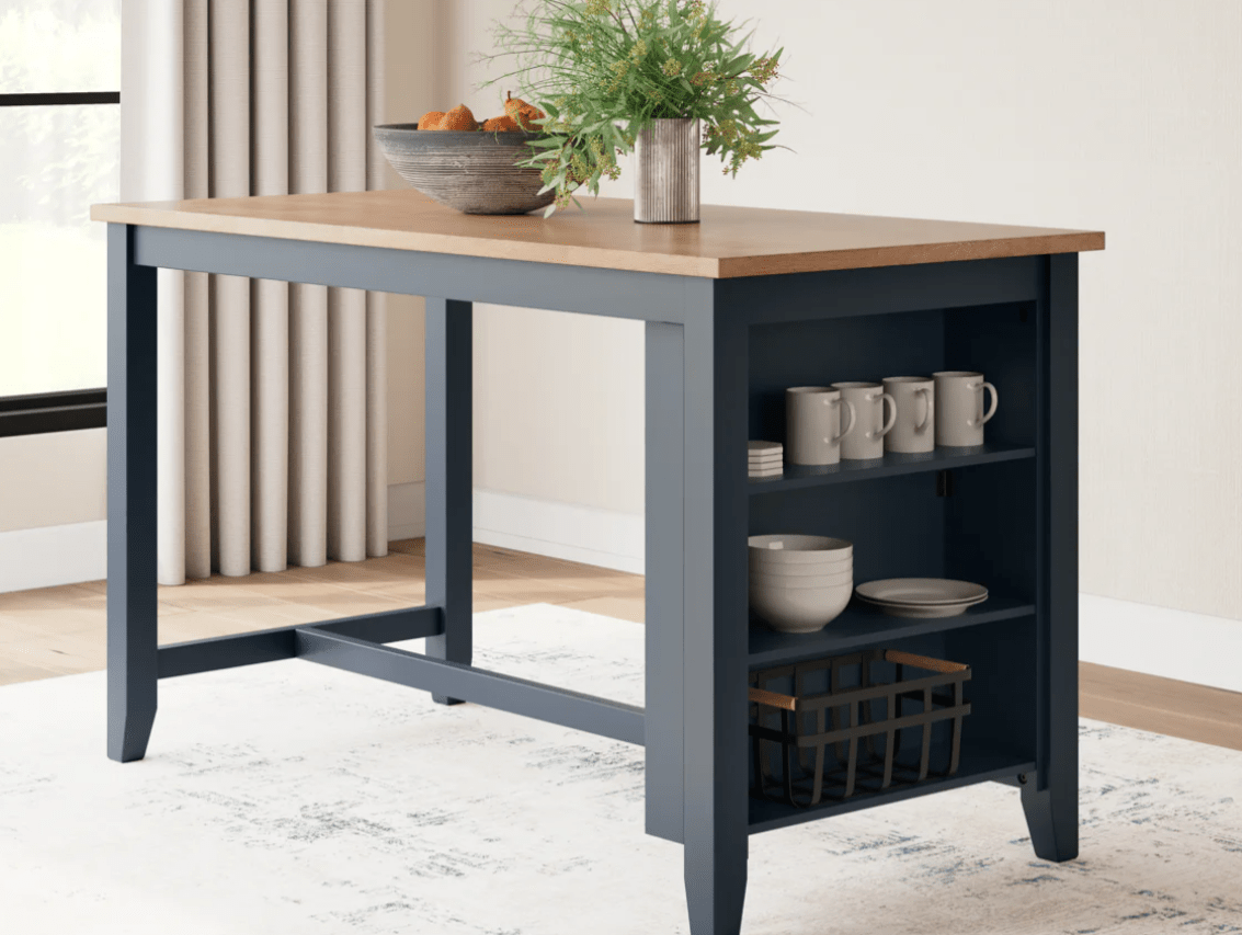 AshleyAshley Gesthaven - Rectangular Dining Room Counter Table - D399 - 13/D398 - 13/D401/D396