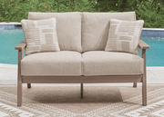 AshleyAshley Grover Beach - Loveseat With Cushion - Driftwood PCP422 - 835