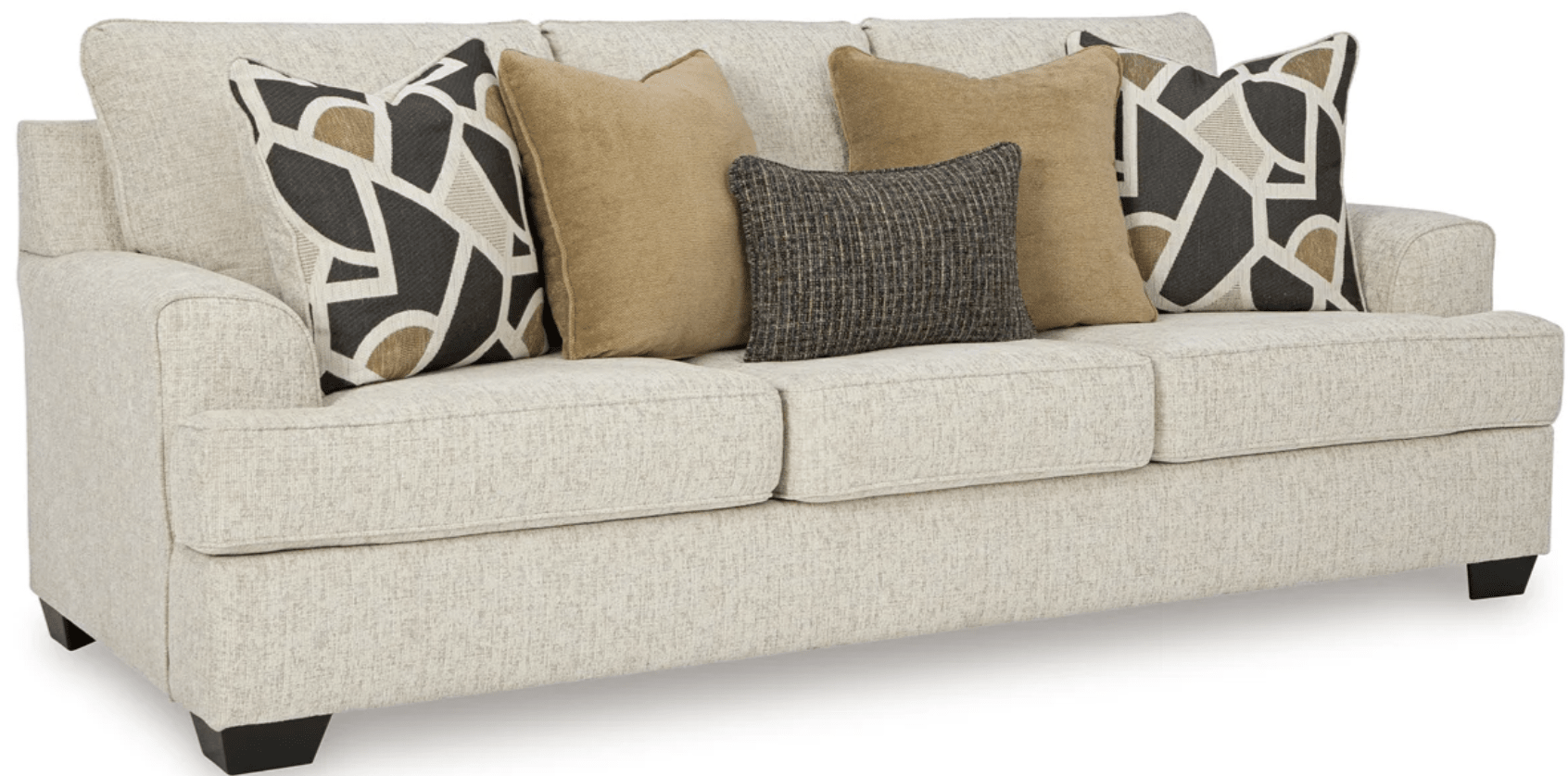 AshleyAshley Heartcort - 44604 - Sofa, Loveseat, Chair And A Half, Ottoman - Quartz