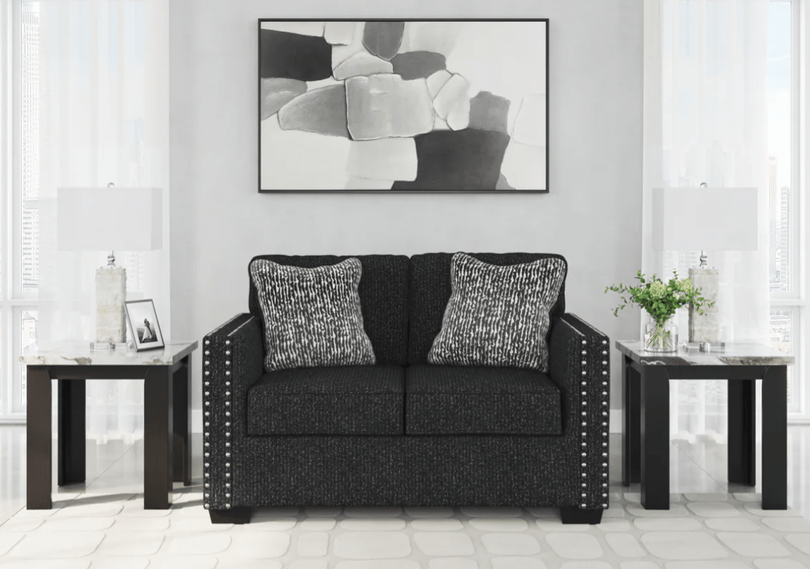 AshleyAshley Jasmine Peaks - 28904 - Sofa, Loveseat, Chair, Ottoman - Coal