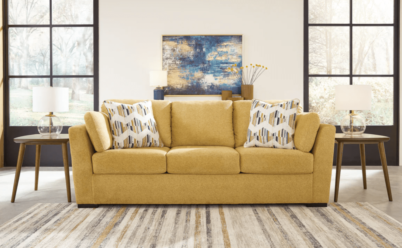 AshleyAshley Keerwick - Sofa, Loveseat, Chair And A Half, Ottoman - Sunflower - 67506