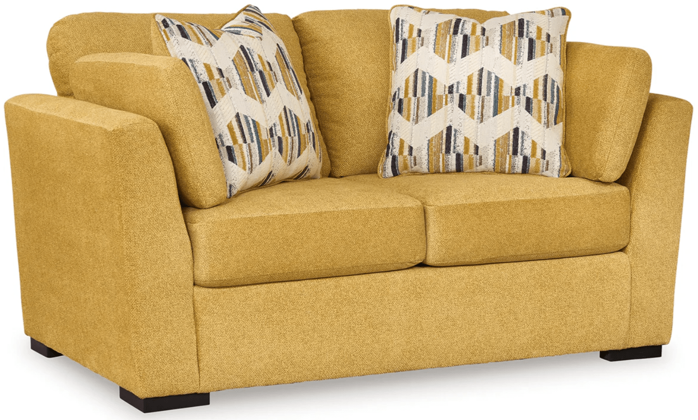 AshleyAshley Keerwick - Sofa, Loveseat, Chair And A Half, Ottoman - Sunflower - 67506