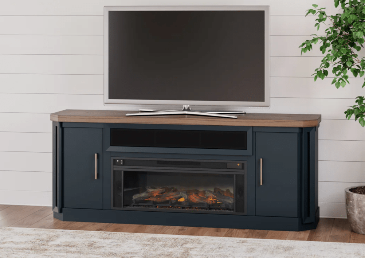 AshleyAshley Landocken - XL TV Stand W/Fireplace Option - W402