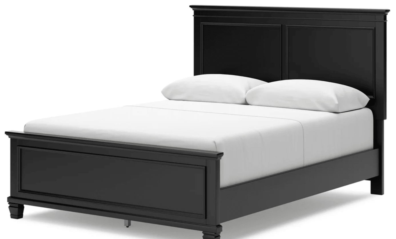 AshleyAshley Lanolee - Panel Bed - Black - B687
