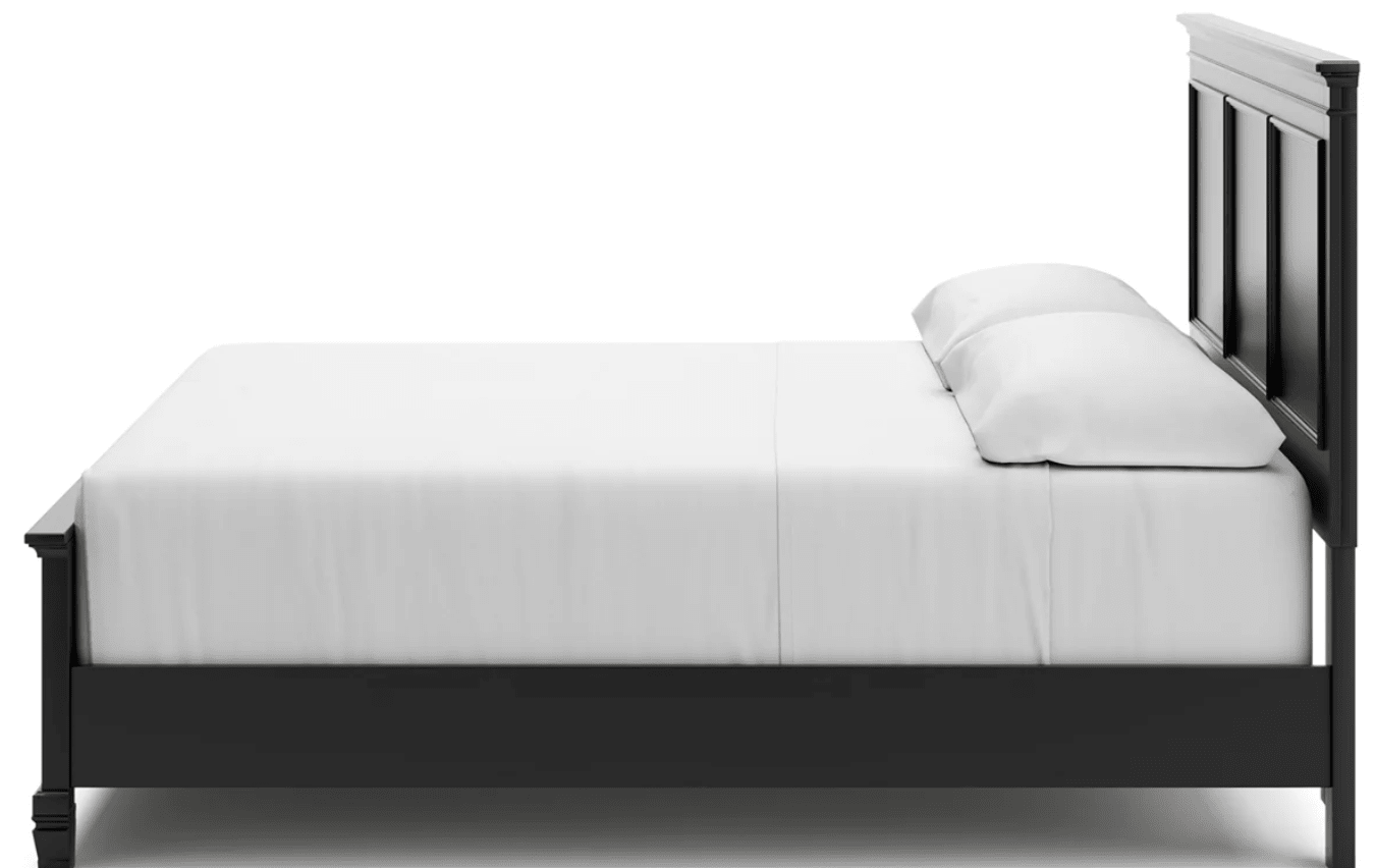 AshleyAshley Lanolee - Panel Bed - Black - B687