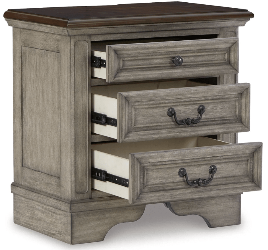 AshleyAshley Lodenbay - Panel Bed - Antique Gray - B751