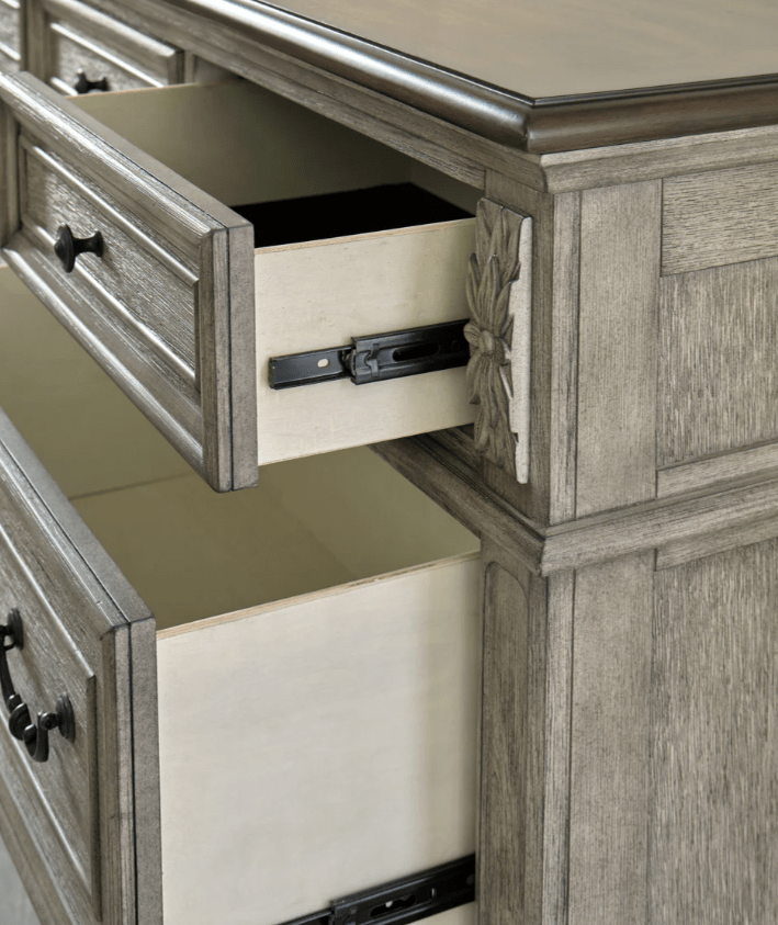 AshleyAshley Lodenbay - Panel Bed - Antique Gray - B751