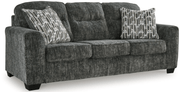 AshleyAshley Lonoke - 50504 - Sofa, Loveseat, Chair And A Half, Ottoman - Gunmetal