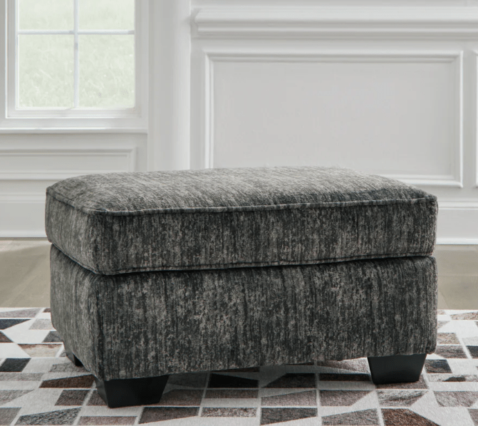 AshleyAshley Lonoke - 50504 - Sofa, Loveseat, Chair And A Half, Ottoman - Gunmetal
