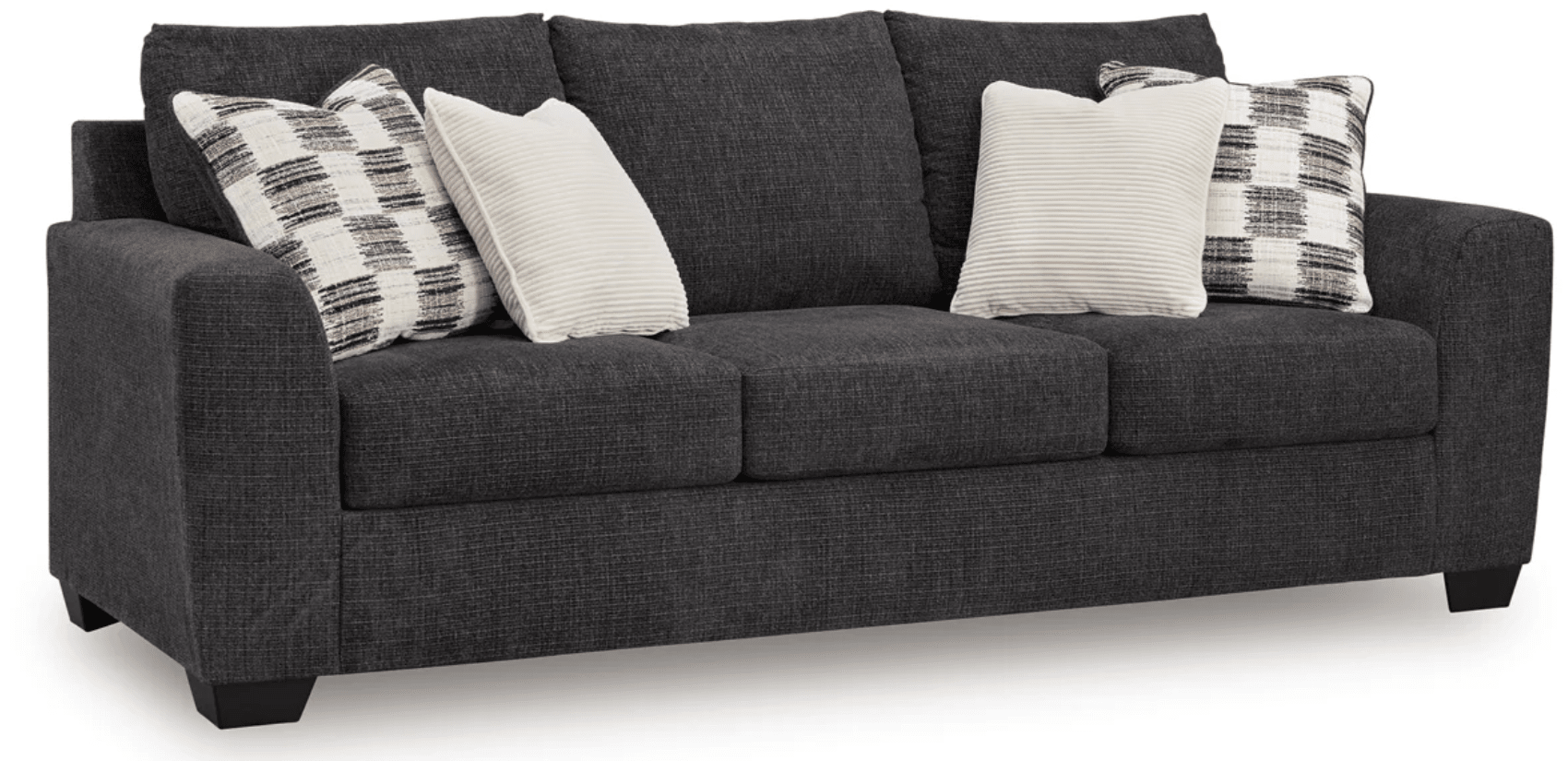 AshleyAshley Loreo - 63101 - Sofa, Loveseat, Chair, Ottoman - Ebony