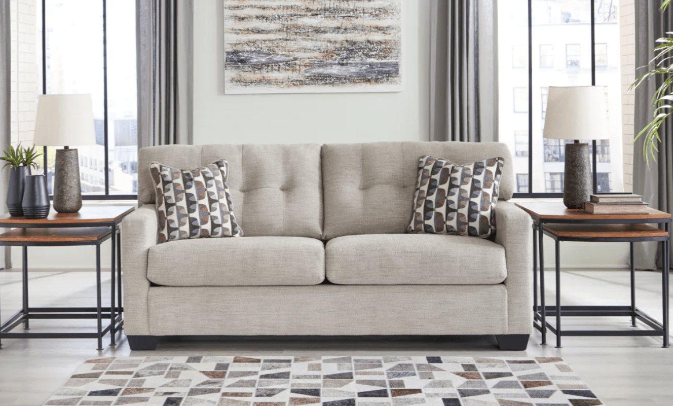 AshleyAshley Mahoney - 31005 / 31004 - Sofa, Loveseat, Ottoman, Chaise - Chocolate / Pebble