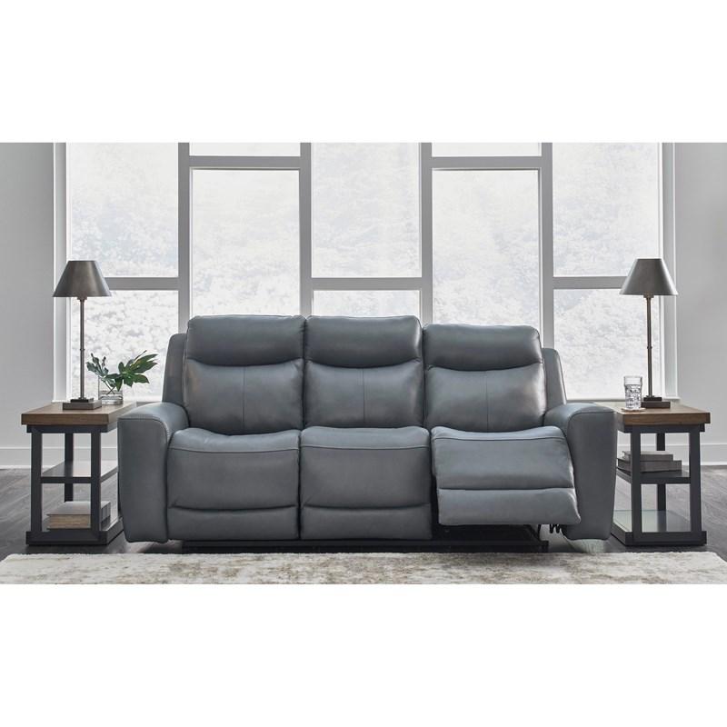 AshleyAshley Mindanao Dual Power Leather Reclining Sofa