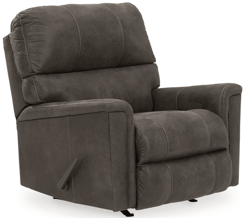 AshleyAshley Navi - 94002 - Sofa, Loveseat, Rocker Recliner - Smoke