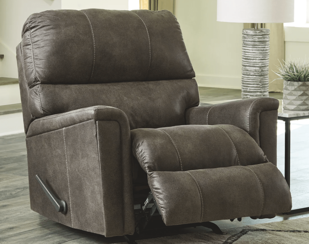 AshleyAshley Navi - 94002 - Sofa, Loveseat, Rocker Recliner - Smoke