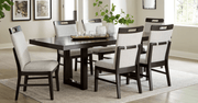 AshleyAshley Neymorton - Dark Grayish Brown - 7 Pc. - Rectangular Extension Table, 6 Side Chairs