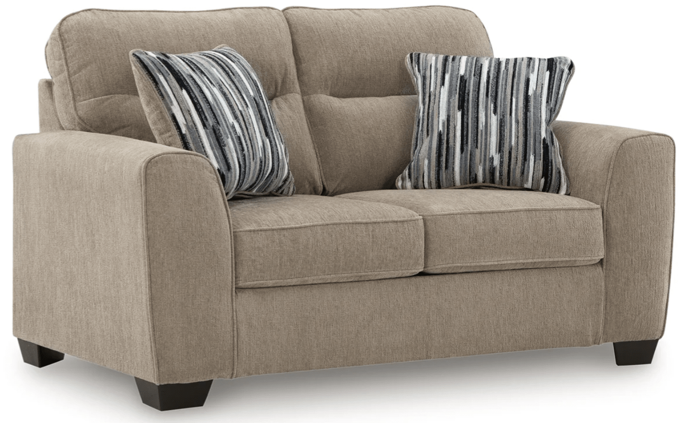 AshleyAshley Olten - 31304 - Sofa, Loveseat, Chair And A Half, Ottoman - Mocha