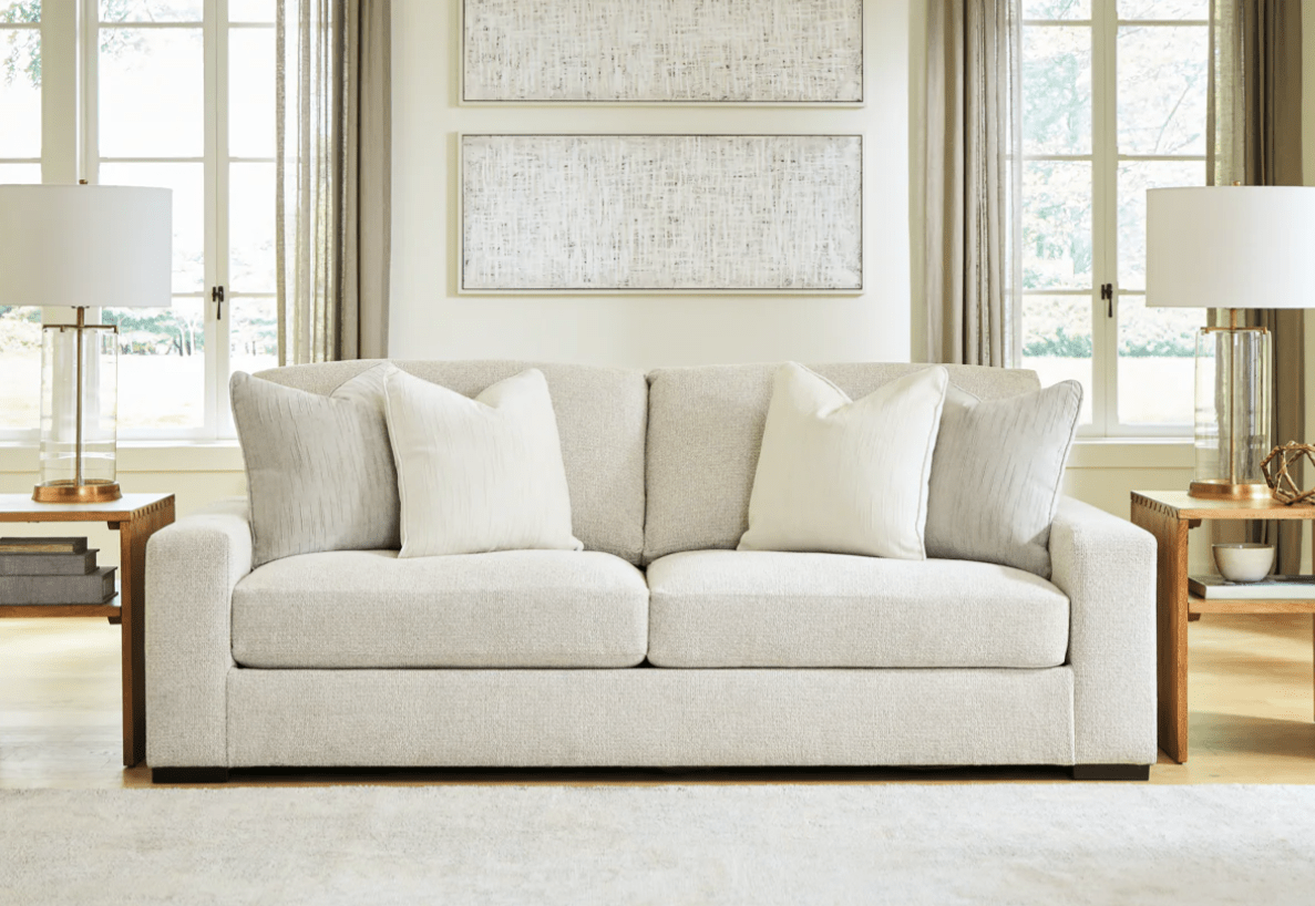 AshleyAshley PC81310 Conlee - Pike - Sofa, Loveseat, Chair and A Half, Ottoman - Linen