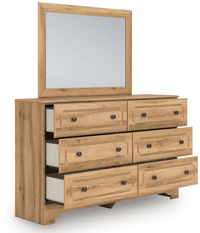 AshleyAshley PCB1075 Aleaport - Panel Bed - Warm Brown