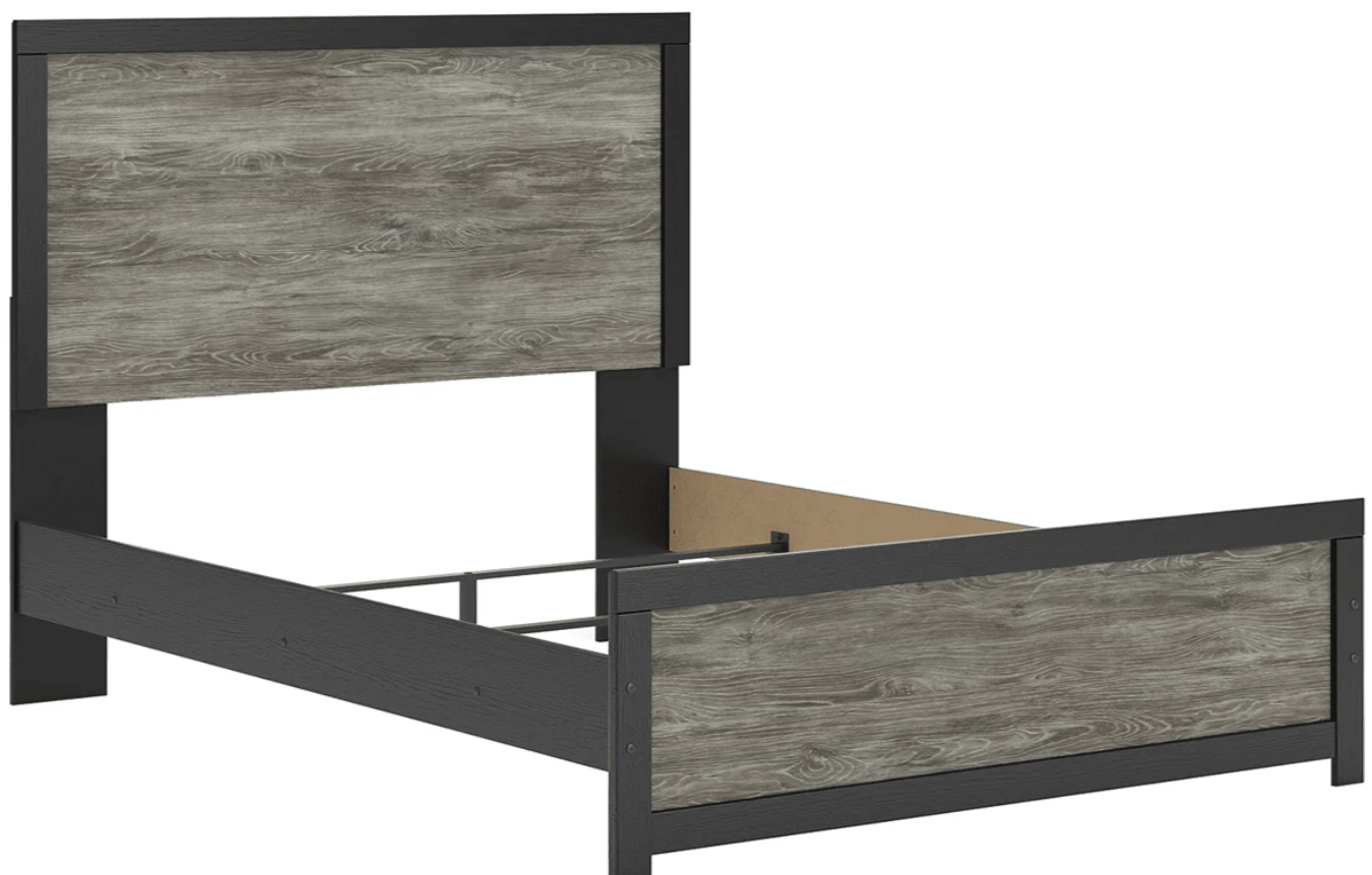 AshleyAshley PCB1118 Broachmyn - Panel Bed - Black / Gray / Brown