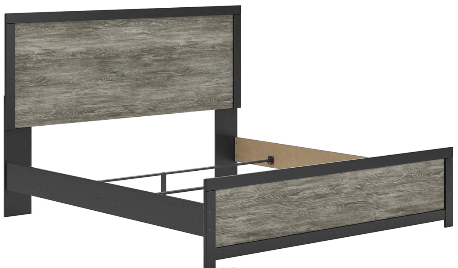AshleyAshley PCB1118 Broachmyn - Panel Bed - Black / Gray / Brown